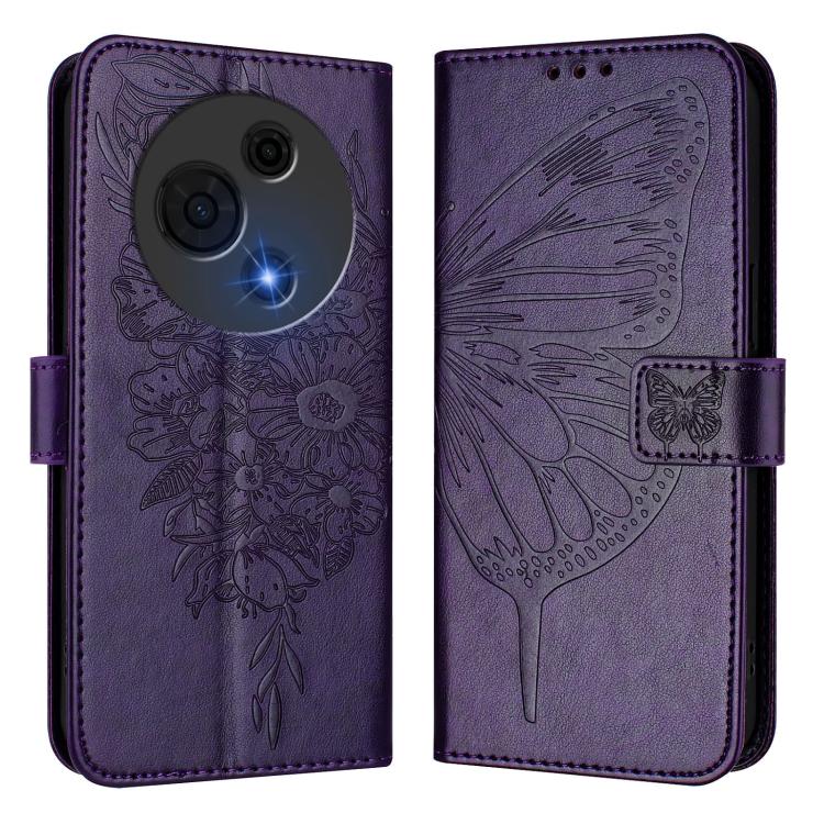 For TCL 60 NxtPaper Embossed Butterfly Leather Phone Case