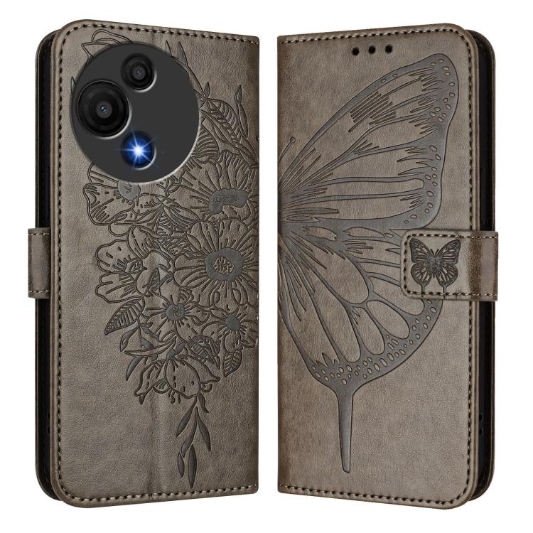 For TCL 60 SE NxtPaper 5G Embossed Butterfly Leather Phone Case