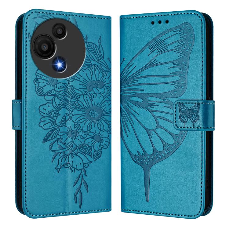 For TCL 60 SE NxtPaper 5G Embossed Butterfly Leather Phone Case
