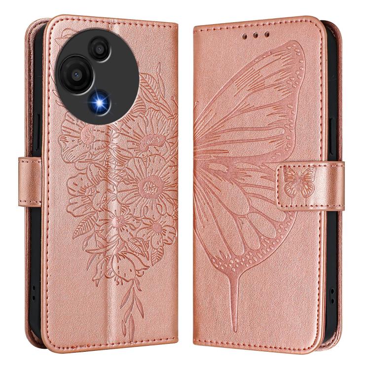 For TCL 60 SE NxtPaper 5G Embossed Butterfly Leather Phone Case