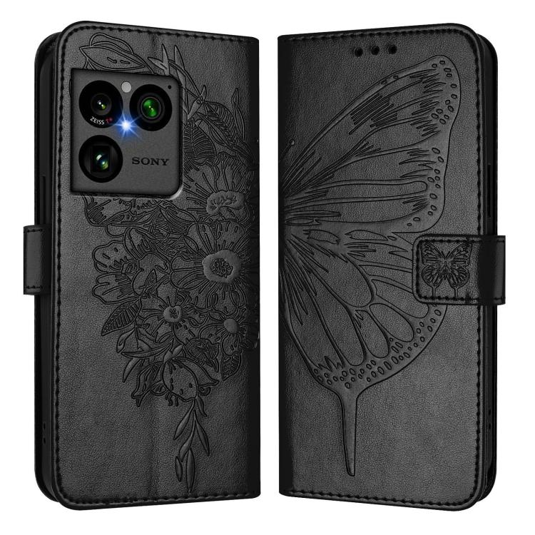 For Sony Xperia 1 VIII Embossed Butterfly Leather Phone Case
