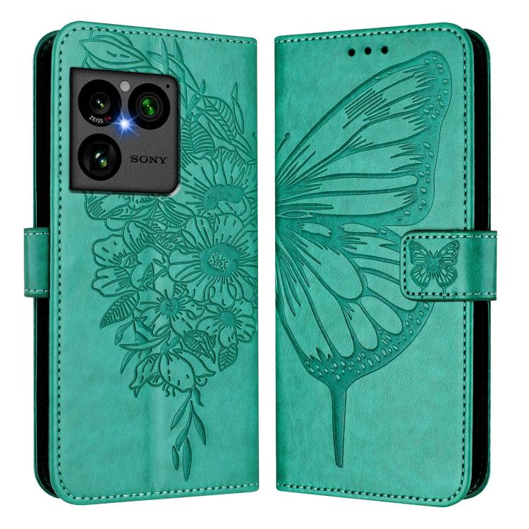 For Sony Xperia 1 VIII Embossed Butterfly Leather Phone Case