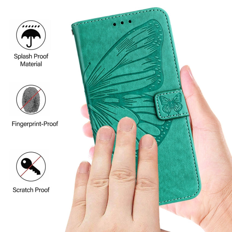 For Tecno Pova 5 Pro 5G Embossed Butterfly Leather Phone Case