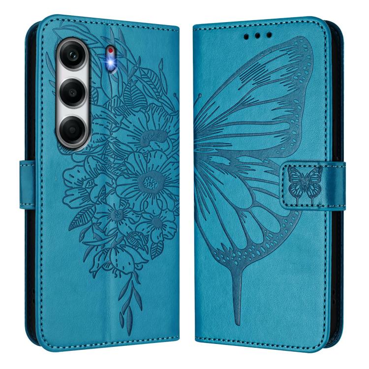 For Tecno Camon 40 4G Embossed Butterfly Leather Phone Case