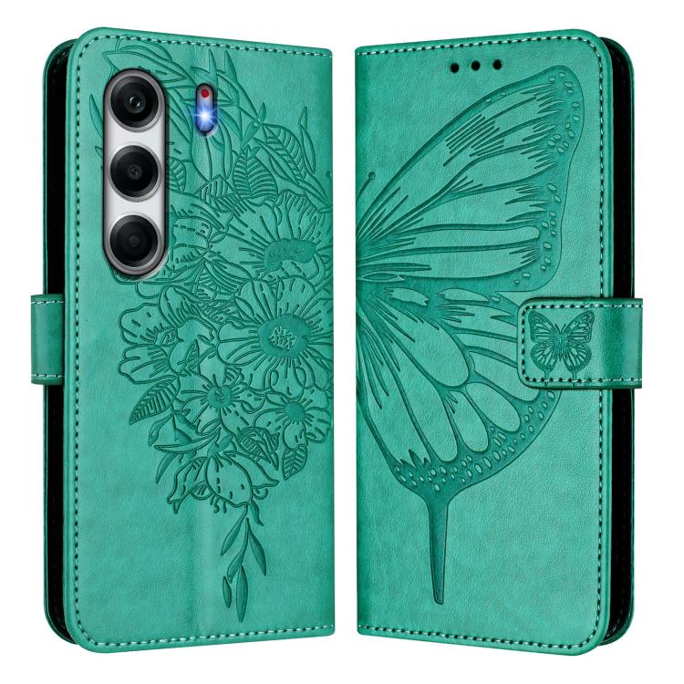 For Tecno Camon 40 4G Embossed Butterfly Leather Phone Case