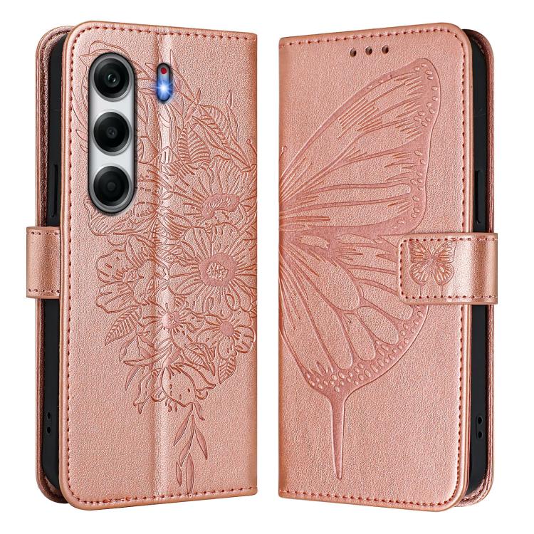 For Tecno Camon 40 4G Embossed Butterfly Leather Phone Case