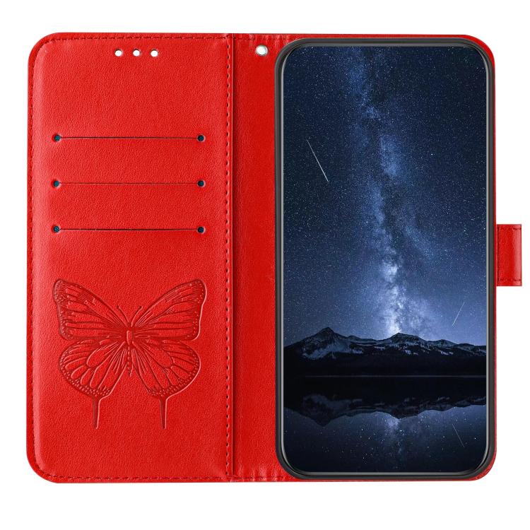 For Tecno Camon 40 Pro 4G Embossed Butterfly Leather Phone Case