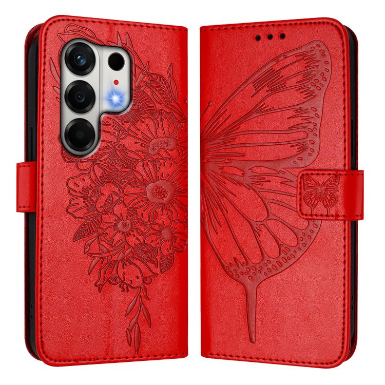 For Tecno Camon 50 4G Embossed Butterfly Leather Phone Case