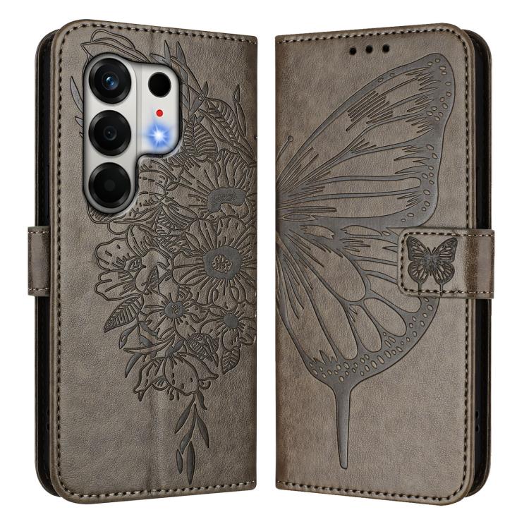 For Tecno Camon 50 4G Embossed Butterfly Leather Phone Case