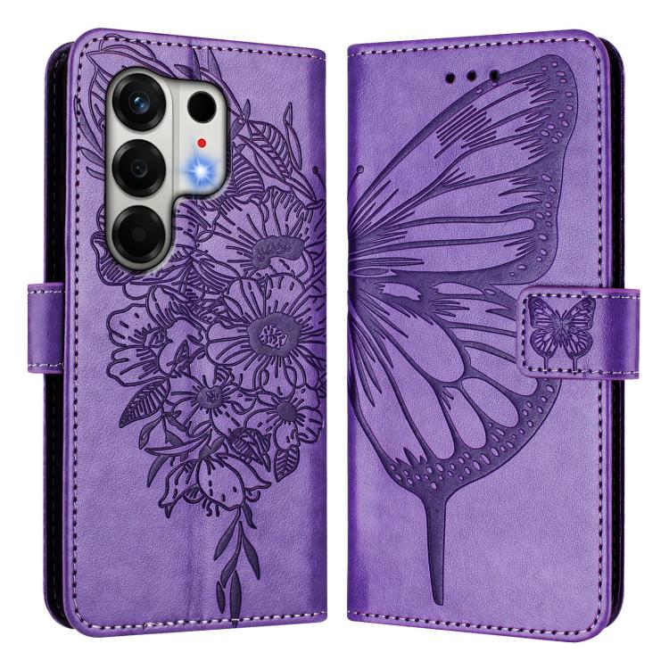 For Tecno Camon 50 4G Embossed Butterfly Leather Phone Case