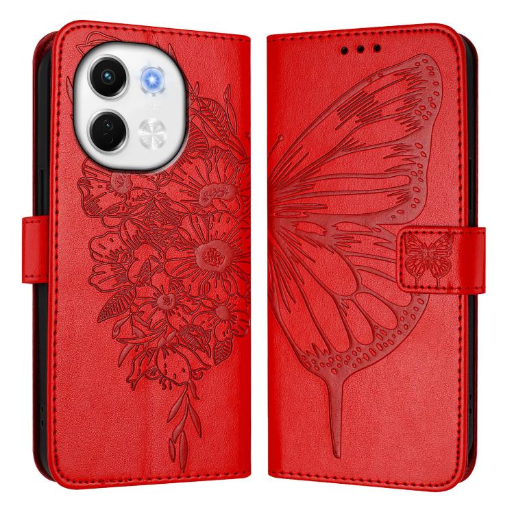 For Tecno Spark 30 5G / 6 Neo 5G Embossed Butterfly Leather Phone Case