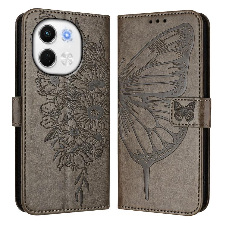 For Tecno Spark 30 5G / 6 Neo 5G Embossed Butterfly Leather Phone Case