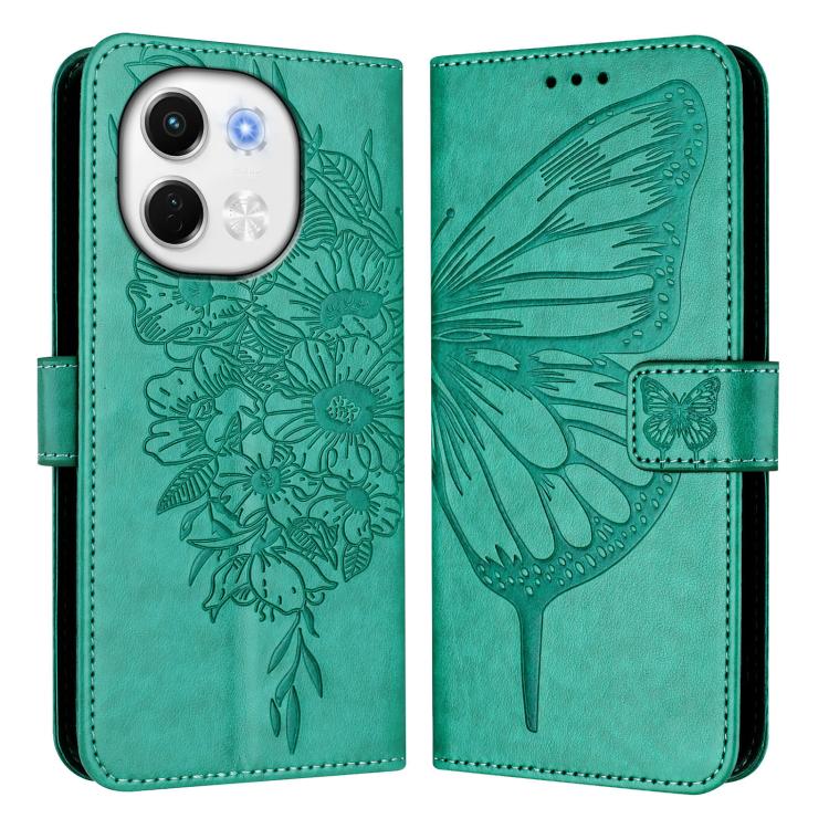 For Tecno Spark 30 5G / 6 Neo 5G Embossed Butterfly Leather Phone Case
