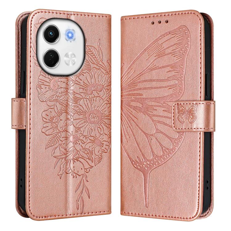 For Tecno Spark 30 5G / 6 Neo 5G Embossed Butterfly Leather Phone Case