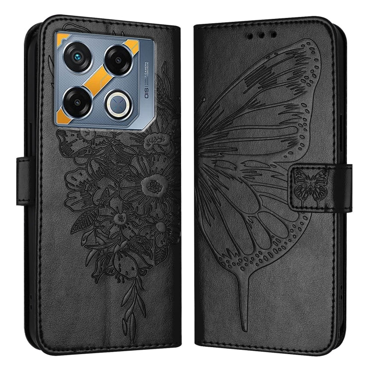 For Infinix GT 20 Pro Embossed Butterfly Leather Phone Case