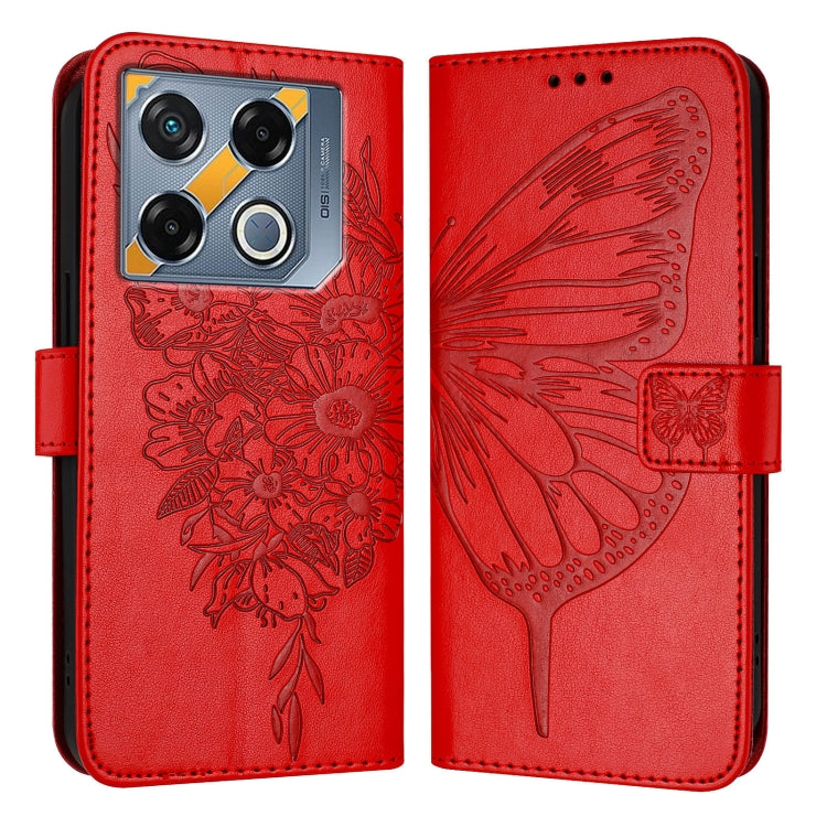 For Infinix GT 20 Pro Embossed Butterfly Leather Phone Case