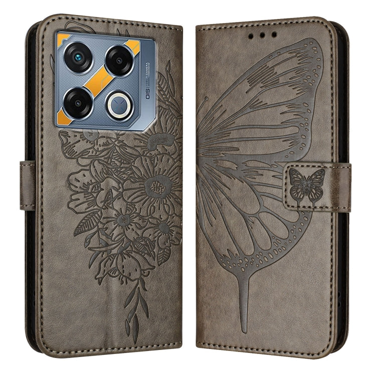 For Infinix GT 20 Pro Embossed Butterfly Leather Phone Case