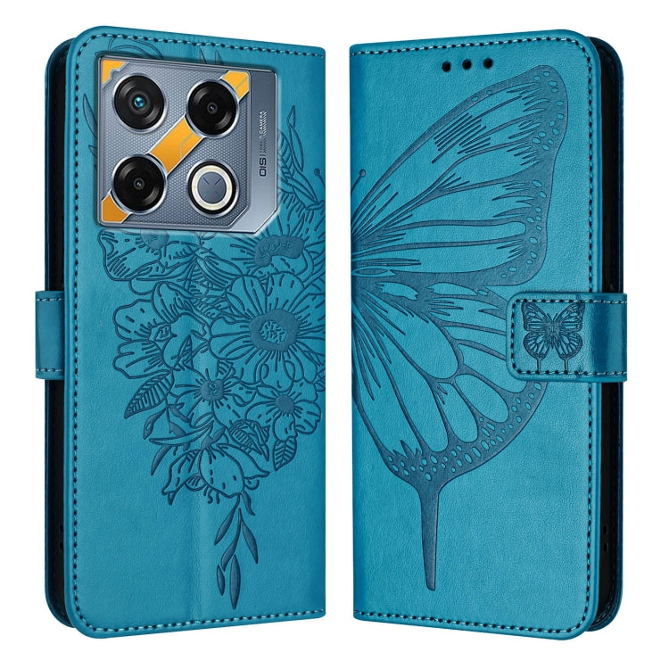 For Infinix GT 20 Pro Embossed Butterfly Leather Phone Case