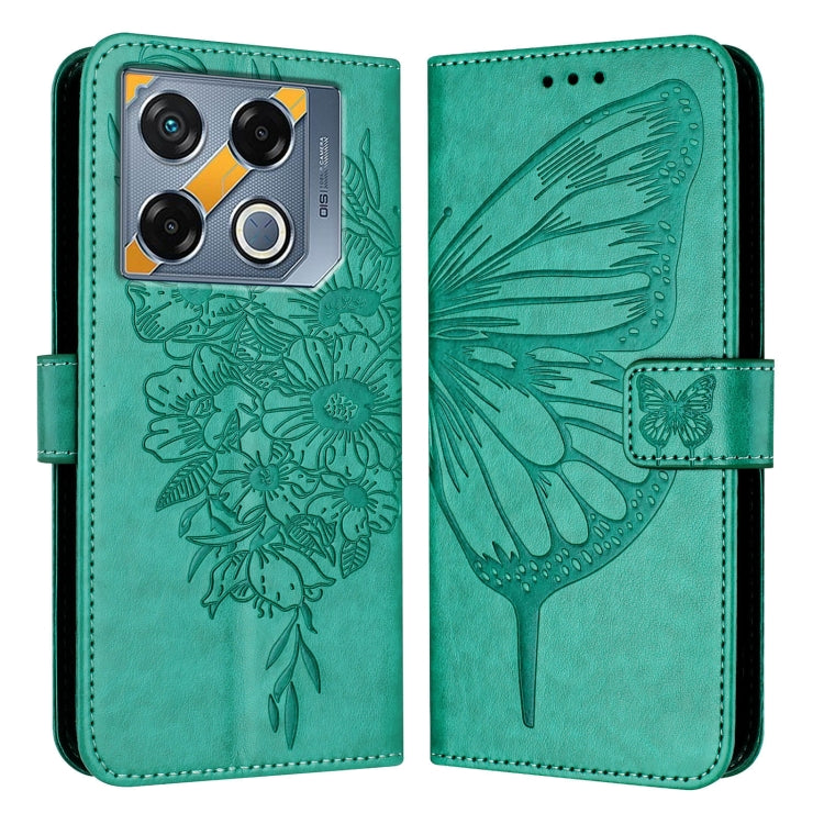 For Infinix GT 20 Pro Embossed Butterfly Leather Phone Case