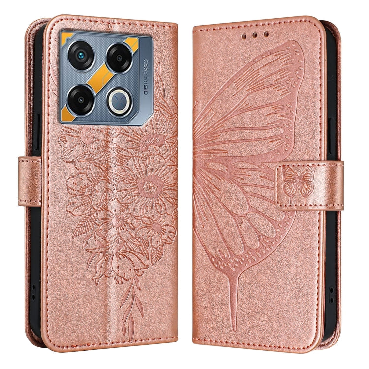 For Infinix GT 20 Pro Embossed Butterfly Leather Phone Case
