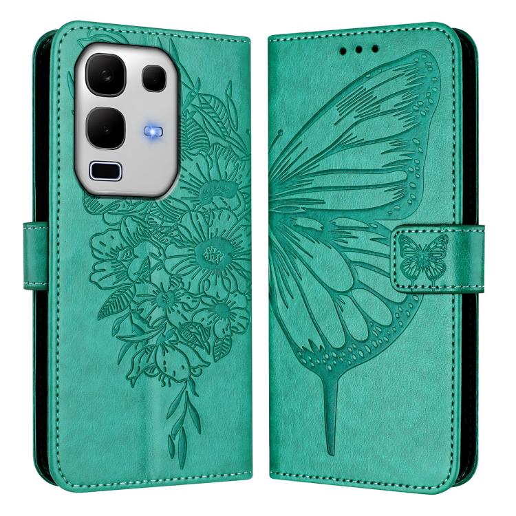 For Infinix Note 50s Embossed Butterfly Leather Phone Case