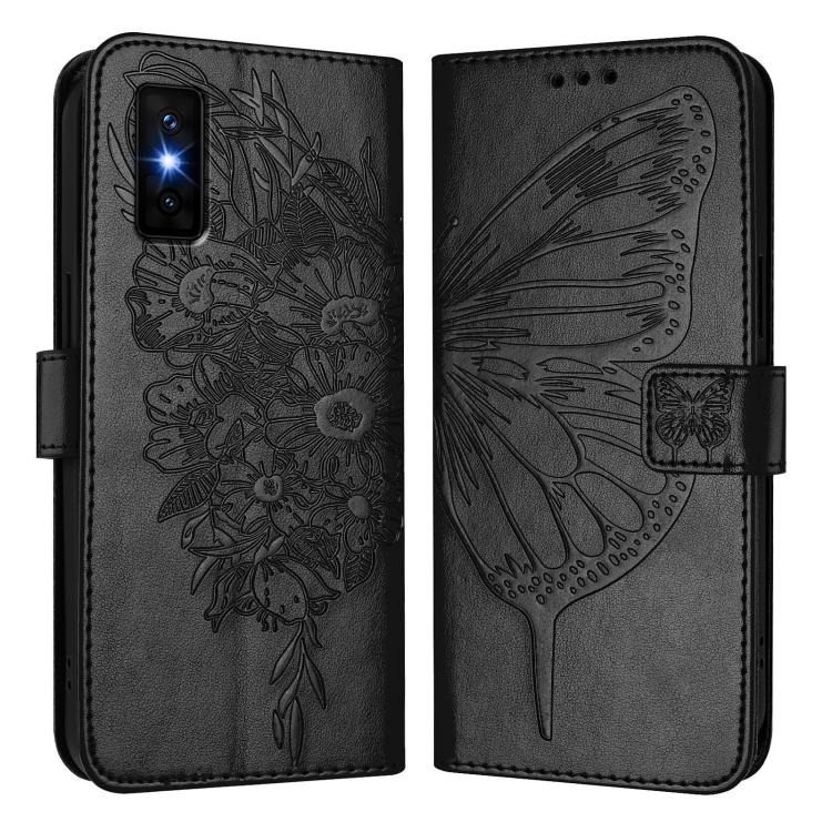 For Infinix GT 30 Pro Embossed Butterfly Leather Phone Case