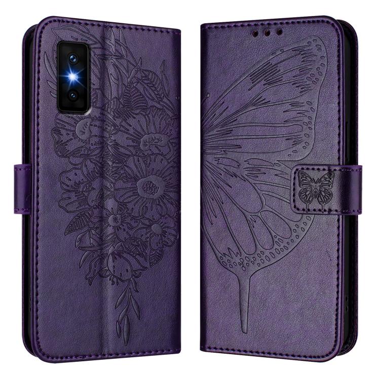 For Infinix GT 30 Pro Embossed Butterfly Leather Phone Case