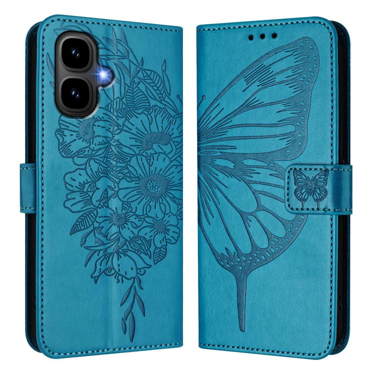 For Infinix Smart 10 4G / Tecno Pop 10 Embossed Butterfly Leather Phone Case