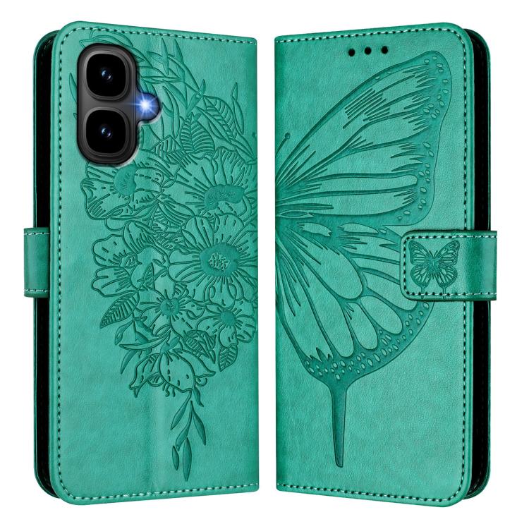 For Infinix Smart 10 4G / Tecno Pop 10 Embossed Butterfly Leather Phone Case