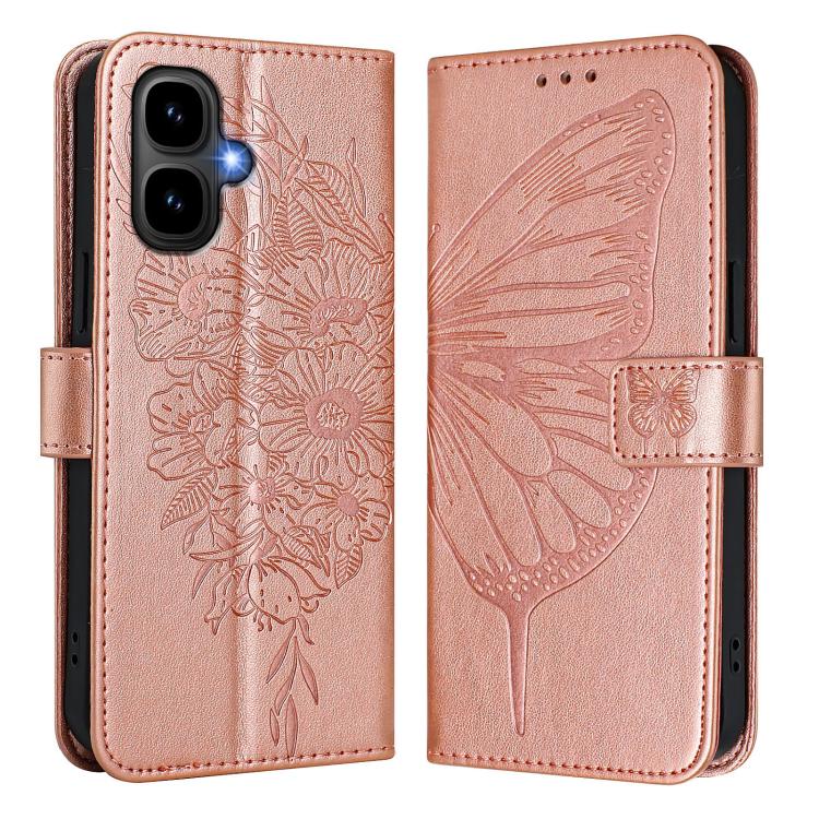 For Infinix Smart 10 4G / Tecno Pop 10 Embossed Butterfly Leather Phone Case