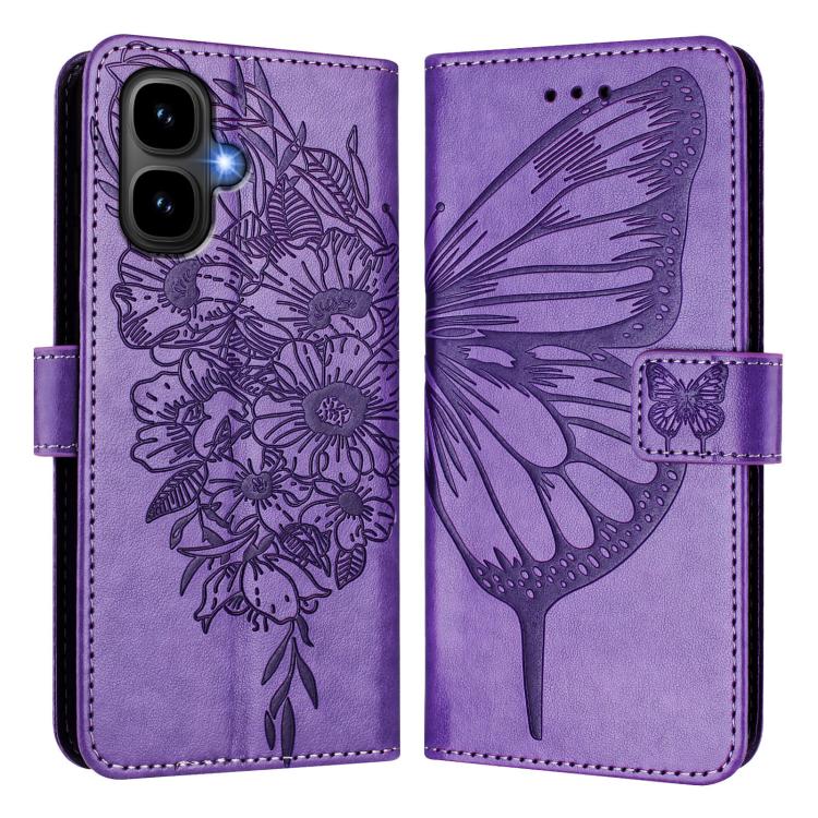 For Infinix Smart 10 4G / Tecno Pop 10 Embossed Butterfly Leather Phone Case