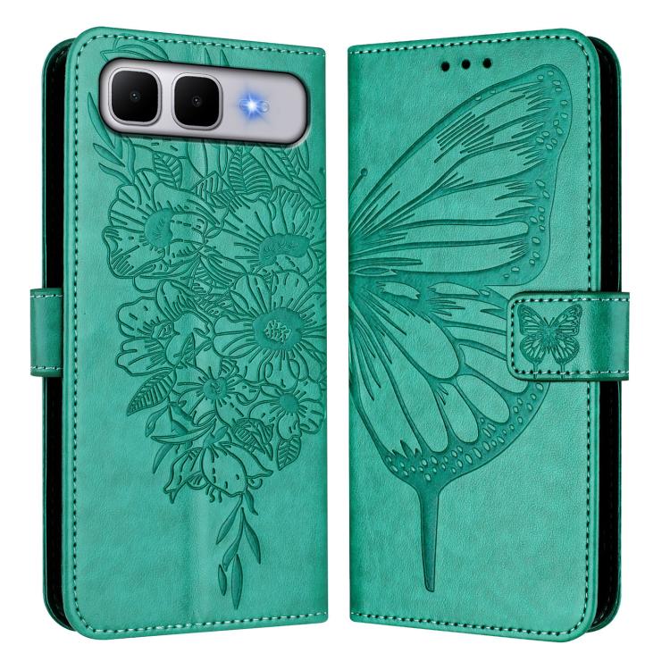 For Infinix Smart 10 Plus 4G Embossed Butterfly Leather Phone Case