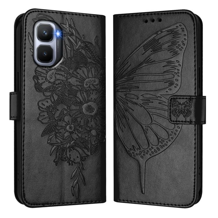 For Infinix GT 50 Pro 5G Embossed Butterfly Leather Phone Case