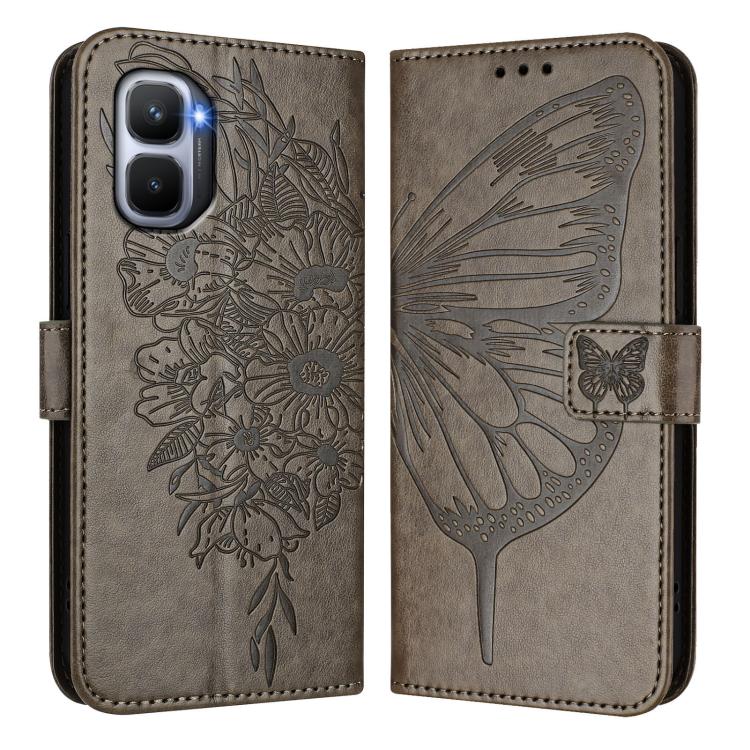 For Infinix GT 50 Pro 5G Embossed Butterfly Leather Phone Case