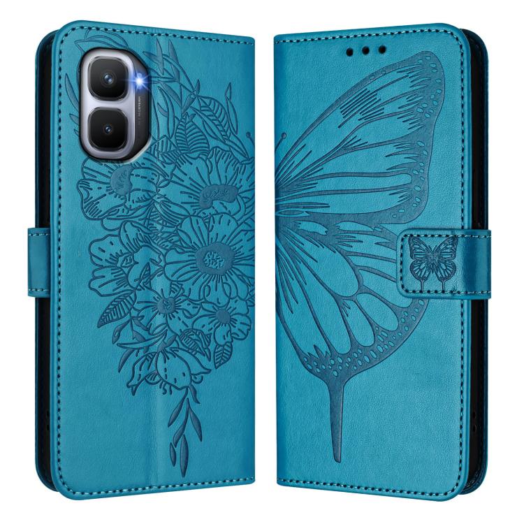For Infinix GT 50 Pro 5G Embossed Butterfly Leather Phone Case