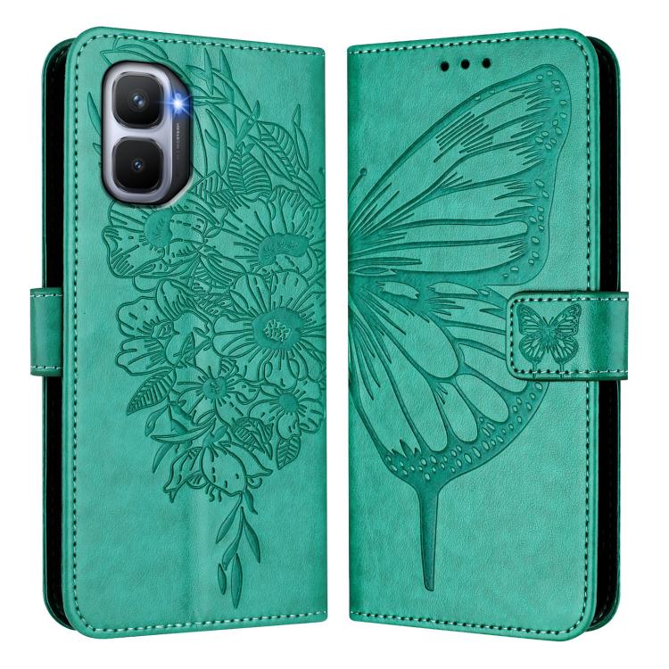For Infinix GT 50 Pro 5G Embossed Butterfly Leather Phone Case