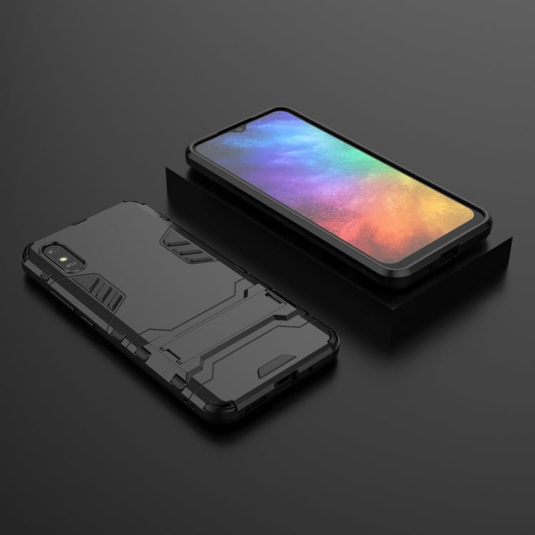 For Xiaomi Redmi 9A PC + TPU Shockproof Protective Case with Holder