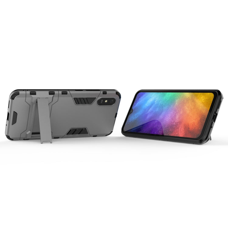 For Xiaomi Redmi 9A PC + TPU Shockproof Protective Case with Holder