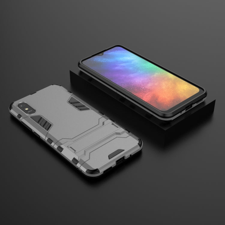 For Xiaomi Redmi 9A PC + TPU Shockproof Protective Case with Holder