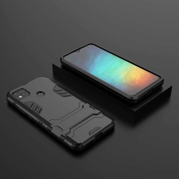 For Xiaomi Redmi 9C PC + TPU Shockproof Protective Case with Holder