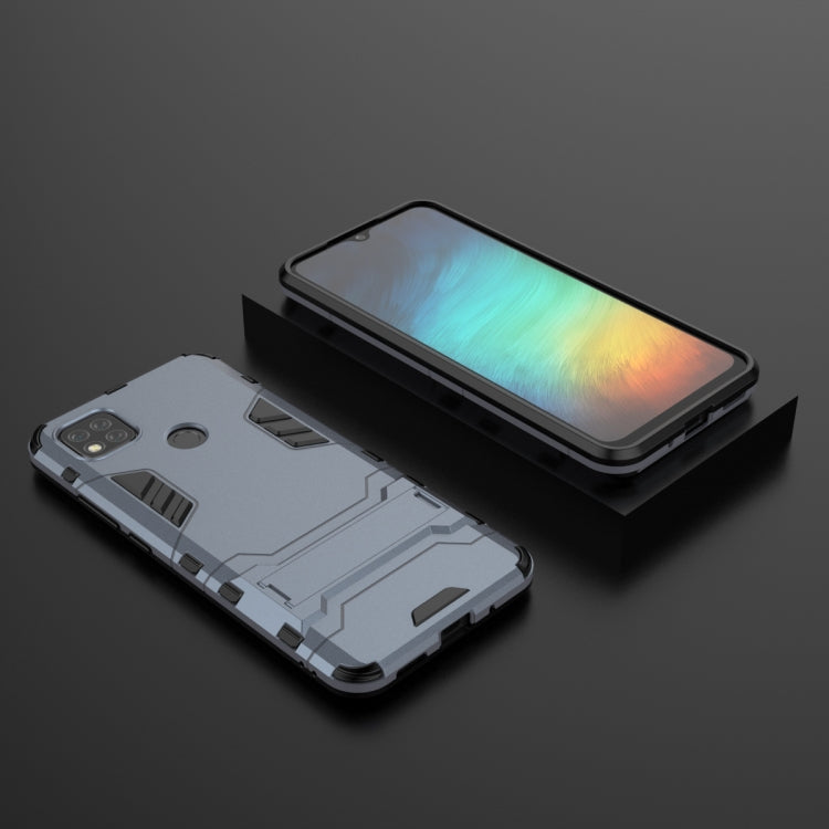 For Xiaomi Redmi 9C PC + TPU Shockproof Protective Case with Holder