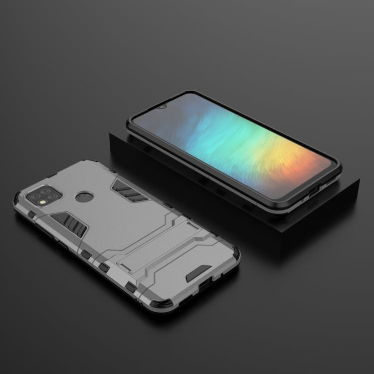 For Xiaomi Redmi 9C PC + TPU Shockproof Protective Case with Holder