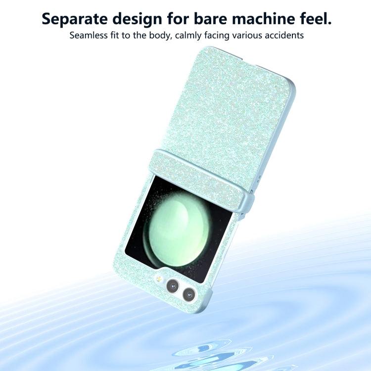 For Samsung Galaxy Z Flip5 Glitter Powder Diamond Paint Shockproof Phone Case