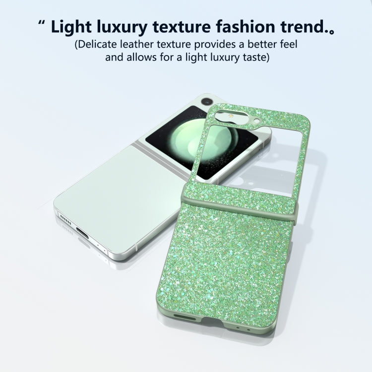 For Samsung Galaxy Z Flip5 Glitter Powder Diamond Paint Shockproof Phone Case