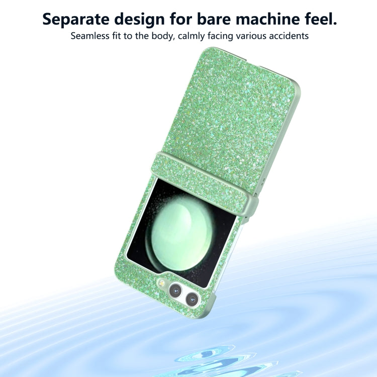 For Samsung Galaxy Z Flip5 Glitter Powder Diamond Paint Shockproof Phone Case