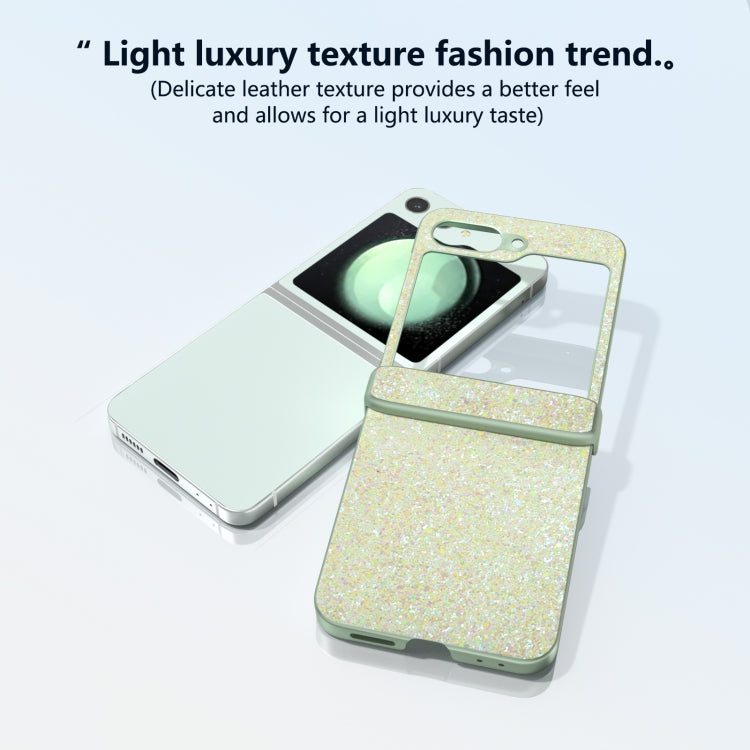 For Samsung Galaxy Z Flip5 Glitter Powder Diamond Paint Shockproof Phone Case
