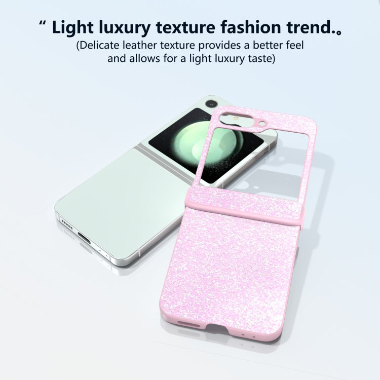 For Samsung Galaxy Z Flip5 Glitter Powder Diamond Paint Shockproof Phone Case