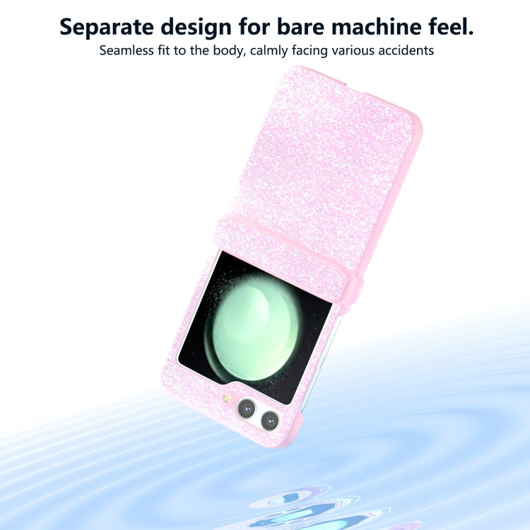 For Samsung Galaxy Z Flip5 Glitter Powder Diamond Paint Shockproof Phone Case