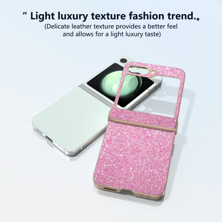 For Samsung Galaxy Z Flip5 Glitter Powder Diamond Paint Shockproof Phone Case