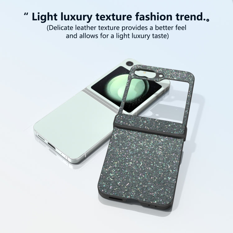 For Samsung Galaxy Z Flip5 Glitter Powder Diamond Paint Shockproof Phone Case